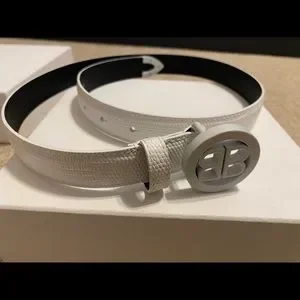 Balenciaga | Accessories | Balenciaga Belt White Lizard  display picture 3